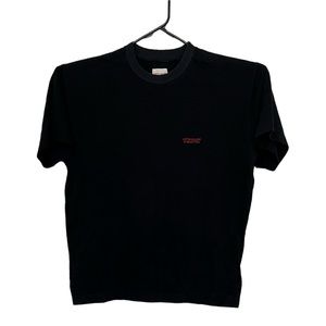 United Colors Of Benetton T-Shirt Vintage Black Men's Size XL